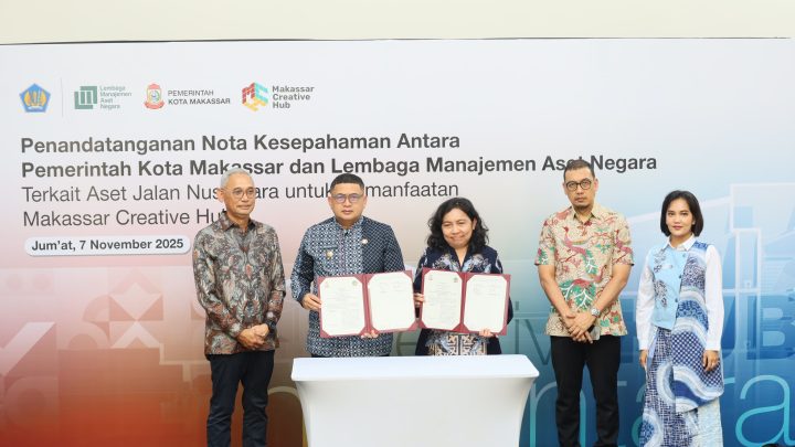 Pemkot Makassar dan Kemenkeu RI MoU Pemanfaatan Aset Negara untuk MCH Pemkot Makassar