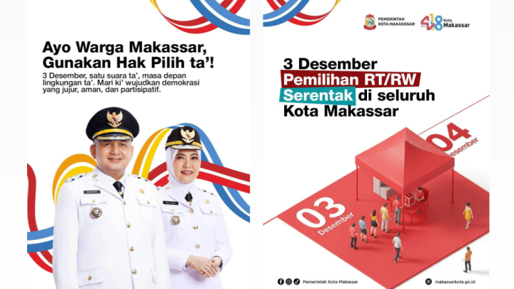 11.390 Calon RT/RW di Makassar Siap Berlaga di Panggung Pemilu Raya Pemkot Makassar