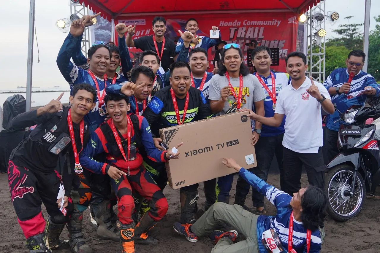 Trail Adventure South Sulawesi Series 2025, Ratusan Rider Honda CRF Jelajahi Jalur Ekstrem di Tengah Hujan Deras