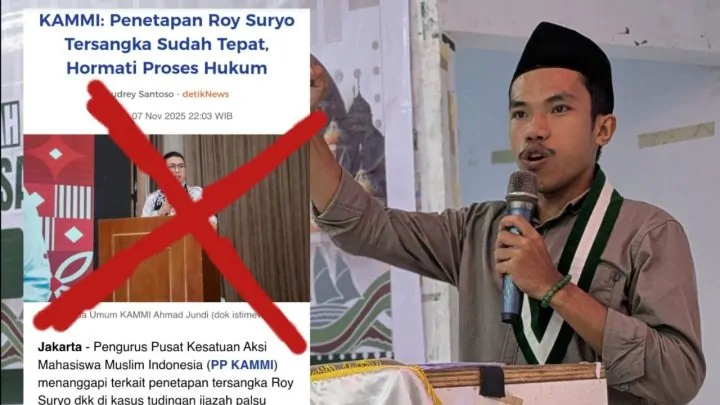 PP KAMMI Bantah Keras Pernyataan Mengatasnamakan KAMMI Terkait Penetapan Roy Suryo