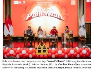 Rayakan Hari Pahlawan, McDonalds Indonesia Luncurkan Irama Pahlawan dan Board Game Edukatif