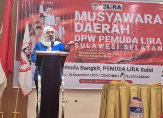 Sehari Setelah Terpilih Sebagai Ketua KNPI Sulsel, Vonny Hadiri Musyawarah Pemuda LIRA