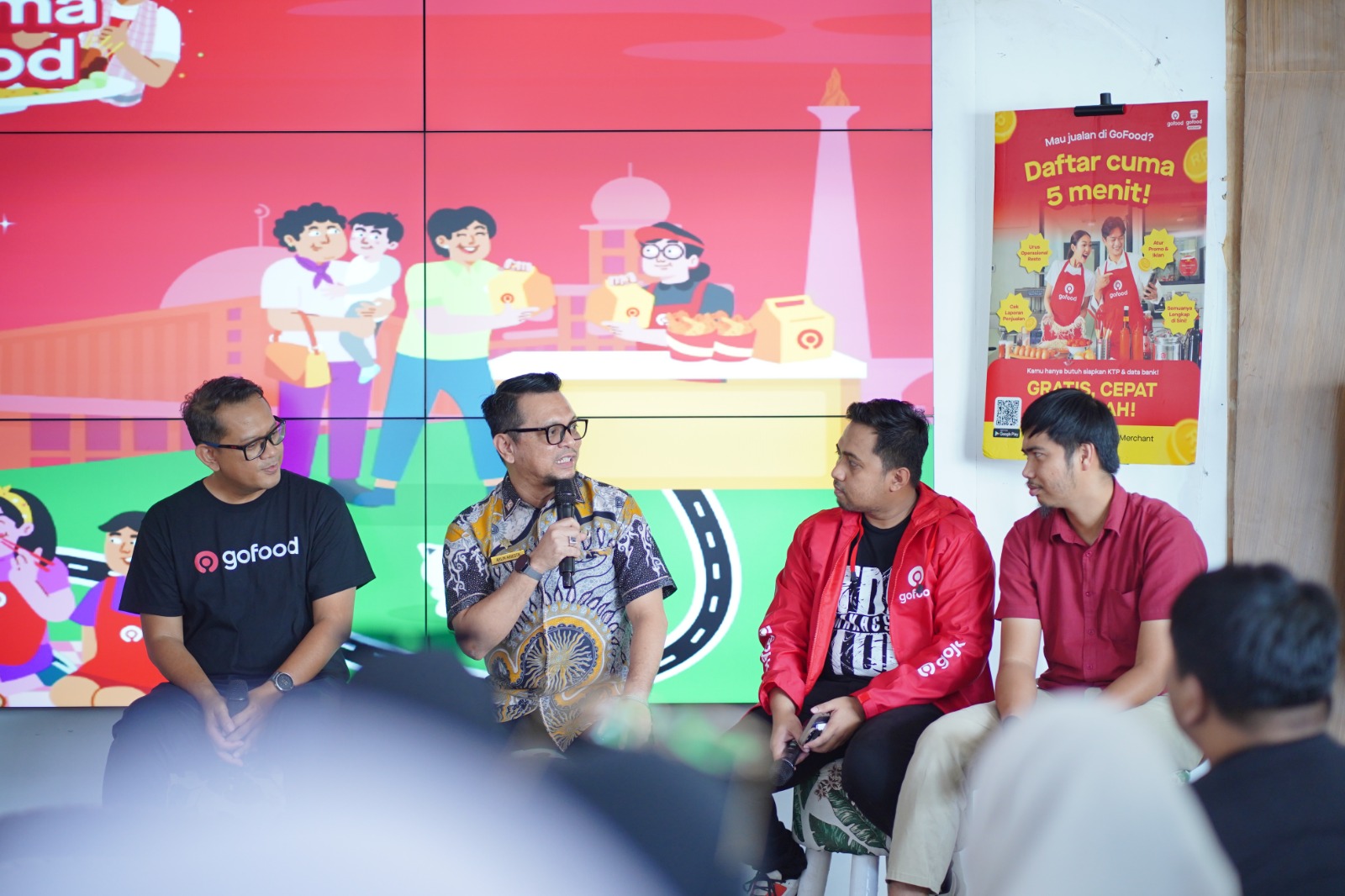 Percepat Digitalisasi UMKM, Event ‘Maju Bersama GoFood’ Ajak Ratusan UMKM Daftar Merchant Cuma 5 Menit