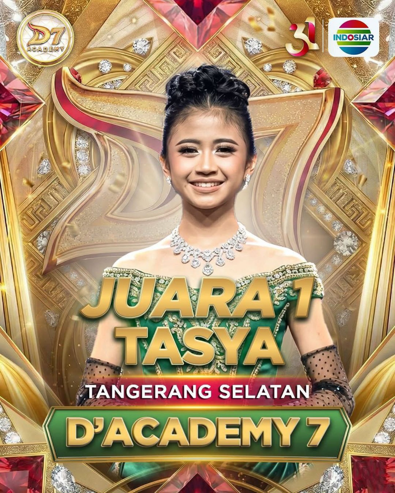 Dulu Bantu Ibunya Jualan Eskrim, Kini Tasya Jadi Juara I Dangdut Academy 7 Indosiar
