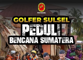 Pegolf Sulawesi Selatan Salurkan Bantuan untuk Korban Bencana Sumatera