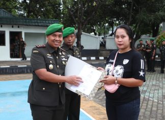 Puncak Hari Juang TNI AD ke-80, Kodim 1425 Kolaborasi Disdukcapil Hadirkan Akta Kelahiran untuk Warga