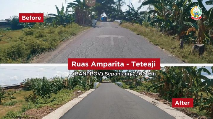 Melalui Bantaun Keuangan Pemprov Sulsel, Jalan Kota di Sidrap hingga Tellu Limpoe Sudah Rampung Gubernur Sulsel
