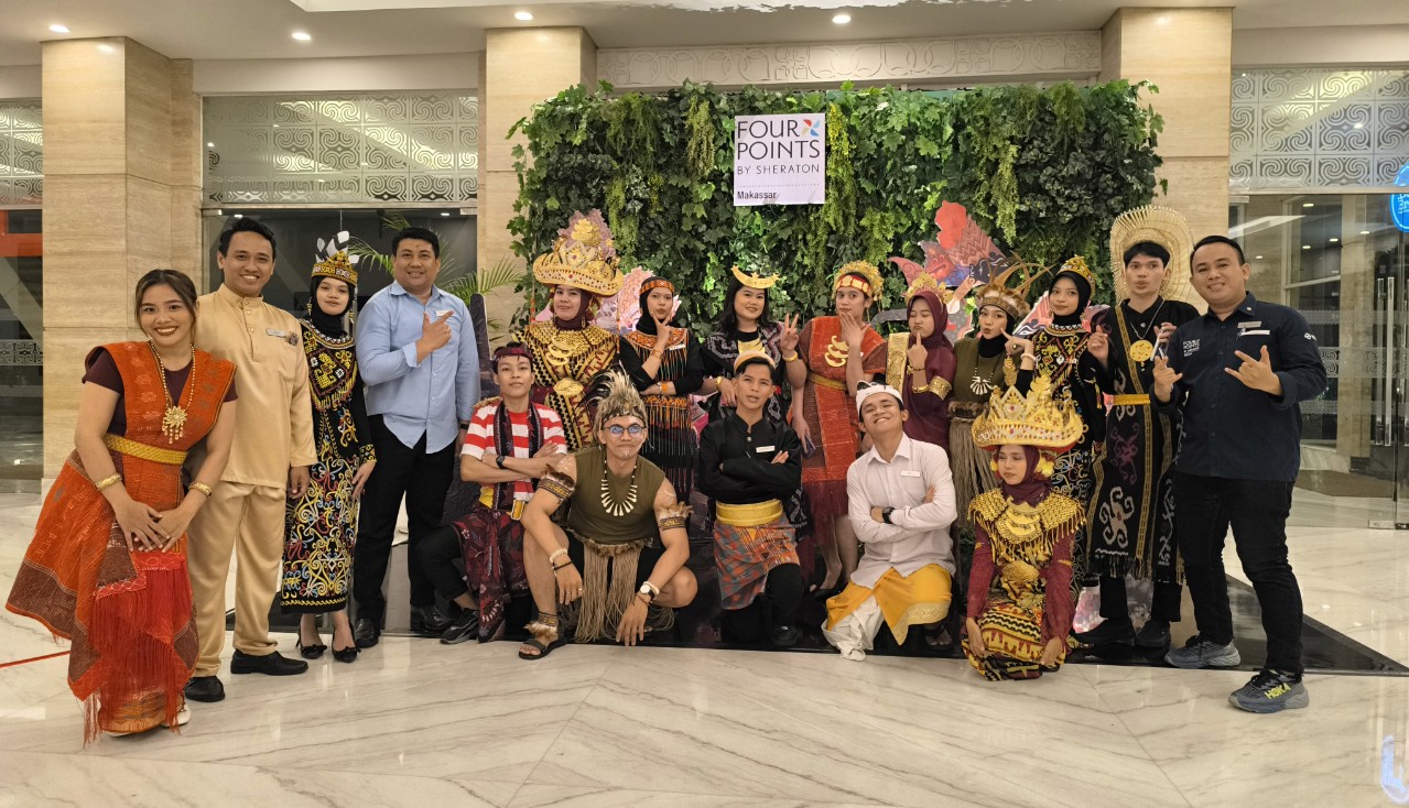 Nuansa Etnik dengan Sentuhan Modern di Tengah Perayaan Malam Tahun Baru di Four Points by Sheraton Makassar