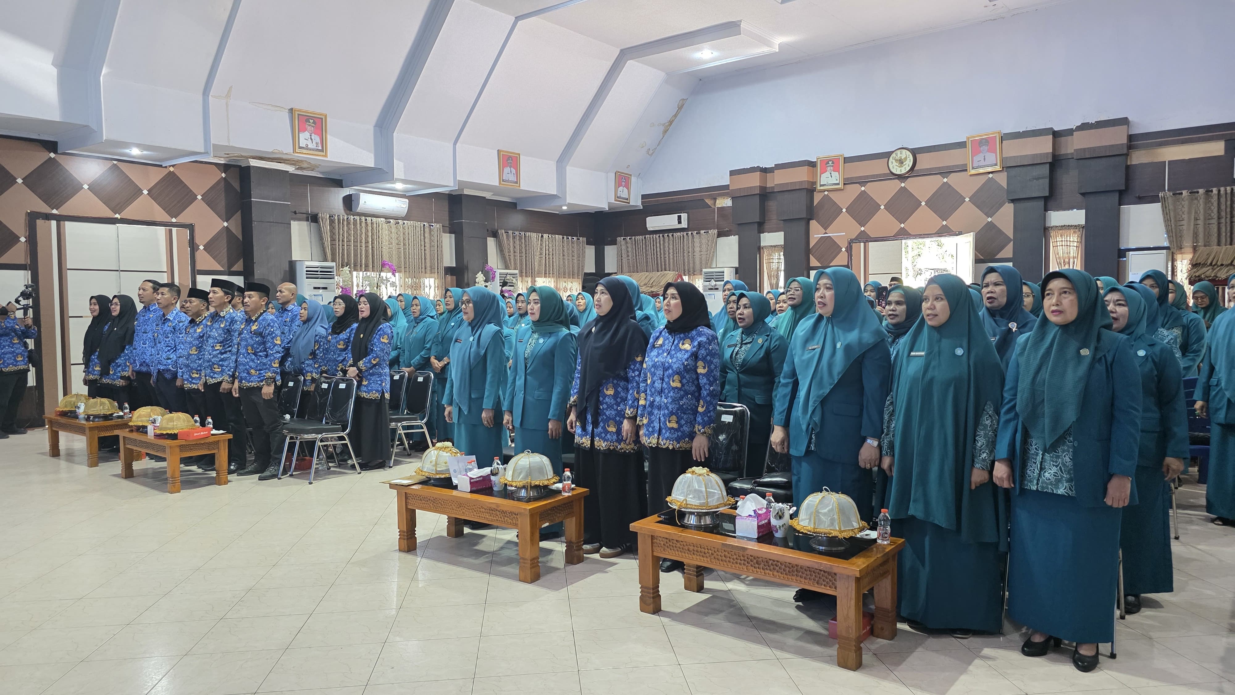 Ketua Serta Pengurus TP PKK Kecamatan dan Kelurahan di Jeneponto Resmi Dilantik