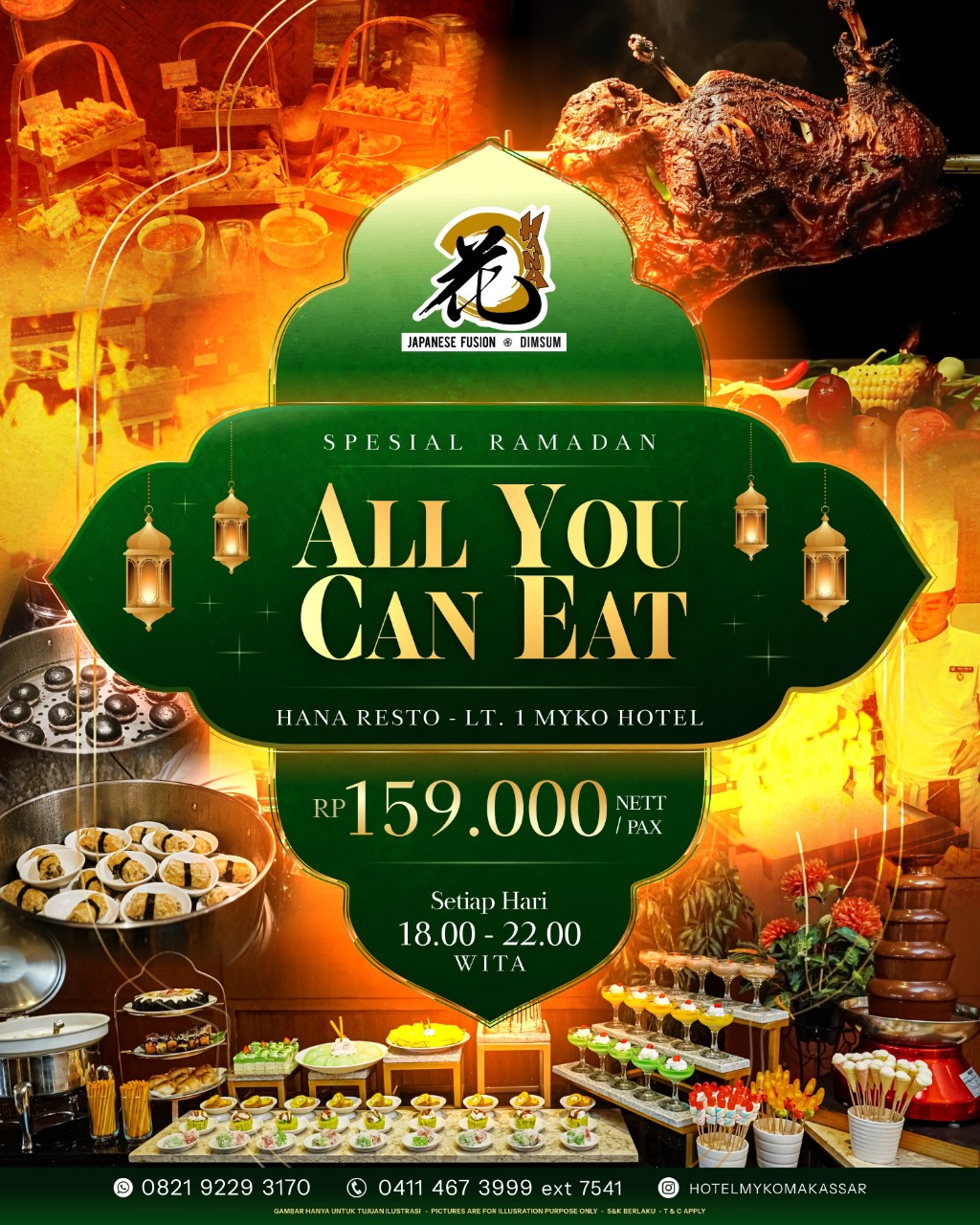 Ramadhan 2026, Hana Restaurant MYKO Hotel Hadirkan Promo All You Can Eat, Hanya Rp159 Ribu