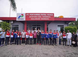 Jelang Ramadhan, Pertamina Patra Niaga Regional Sulawesi Pastikan Kesiapan Avtur di Sultra