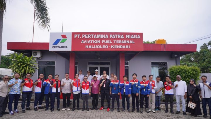 Jelang Ramadhan, Pertamina Patra Niaga Regional Sulawesi Pastikan Kesiapan Avtur di Sultra pertamina patra niaga sulawesi
