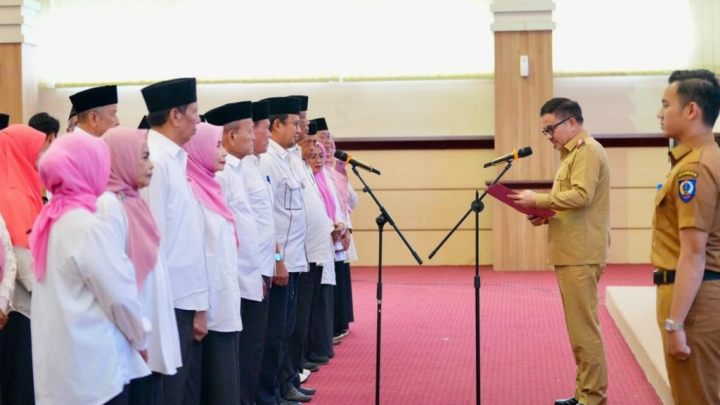 Sekdaprov Sulsel Lantik Pengurus IKABA Sulsel Periode 2026--2029 Pemprov Sulsel