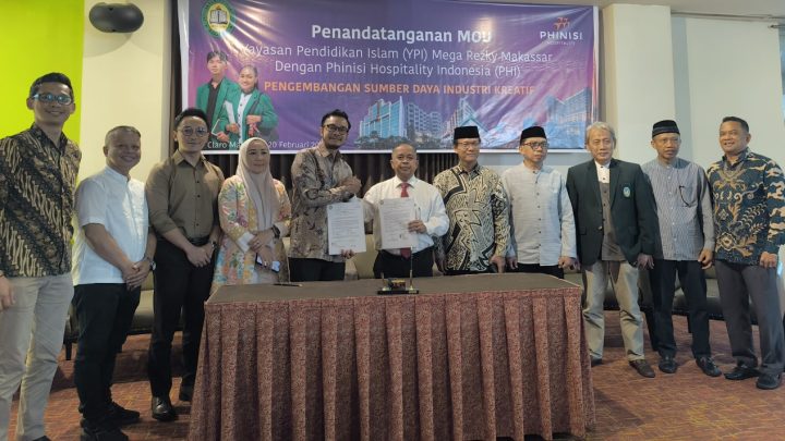 YPI Mega Rezky Makassar Teken MoU dengan Phinisi Hospitality Indonesia, Pengembangan Pendidikan, Pelatihan dan Penelitian YPI Mega Rezky makassar
