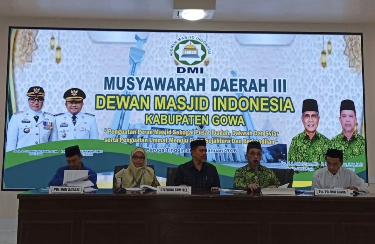 Bupati Husniah Talenrang Terpilih Ketua DMI Gowa