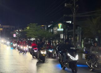 Tunggangi All New Vario 125, Asmo Sulsel Gelar Vario Night Ride di Kendari