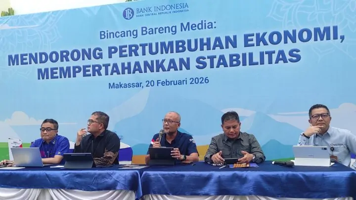 BI Proyeksi Ekonomi Sulsel 2026 Stabil di 5-5,8%, Ingatkan Masalah Investasi dan Infrastruktur