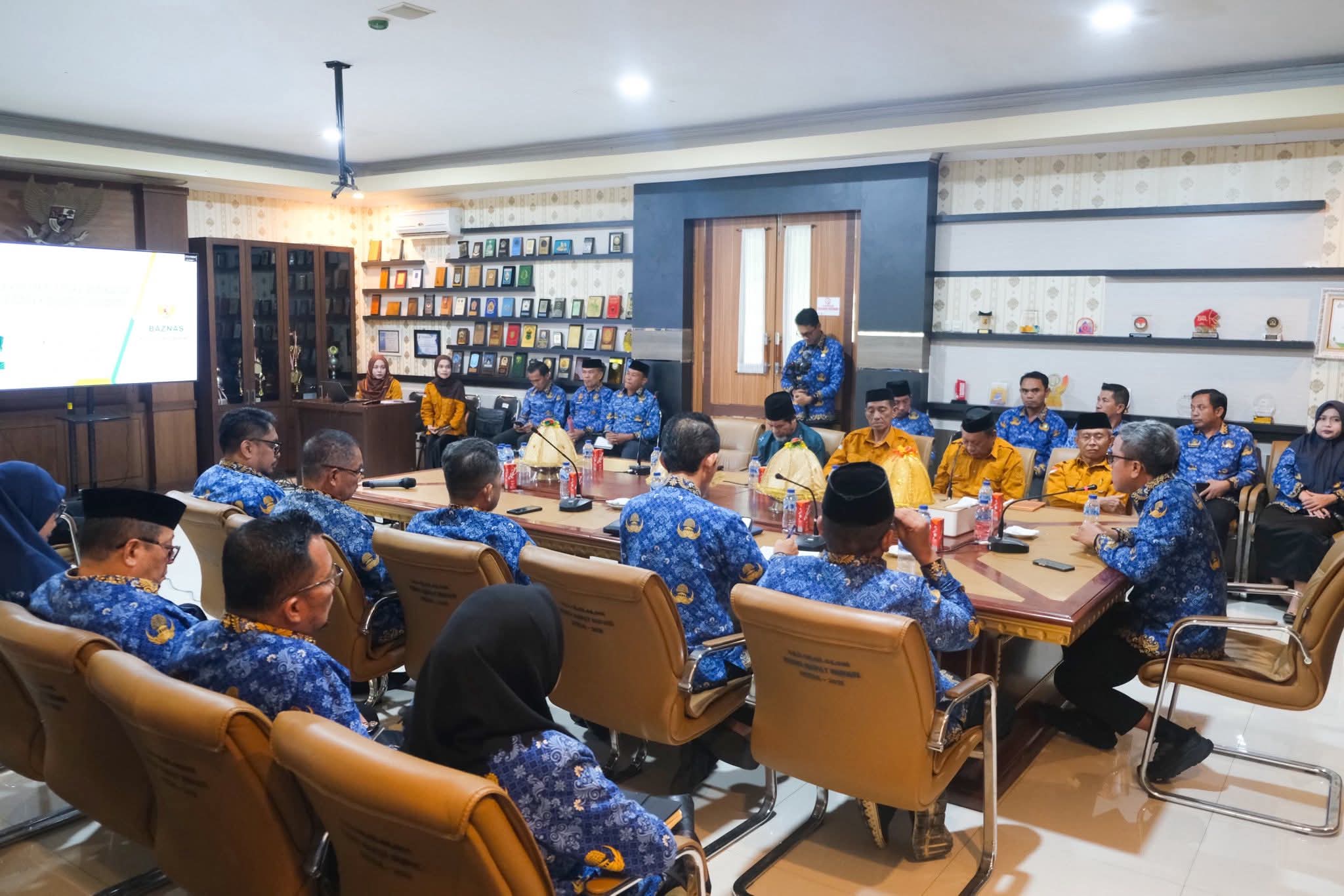Bupati Jeneponto Pimpin Rapat Sosialisasi Zakat, Infaq, dan Sedekah Bersama Baznas