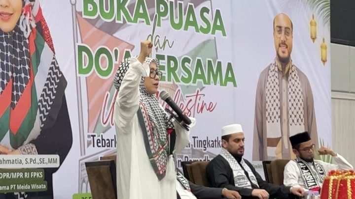 Meity Rahmatia Gelar Buka Puasa dan Doa Bersama untuk Palestina meity rahmatia
