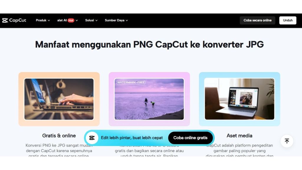 Ubah PNG ke JPG dengan Mudah dan Cepat Menggunakan CapCut