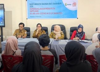 Diskop UKM Makassar Dampingi RAT, Koperasi Merah Putih Rappojawa Siap Naik Kelas