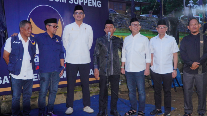 Syaharuddin Alrif Pimpin Konsolidasi NasDem Soppeng, Minta kader Dukung Kepemimpinan Suwardi--Selle Nasdem sulsel