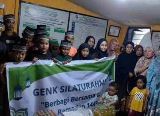 Komunitas Genk Silaturahmi Berbagi Kebahagiaan Ramadan dengan Anak Yatim