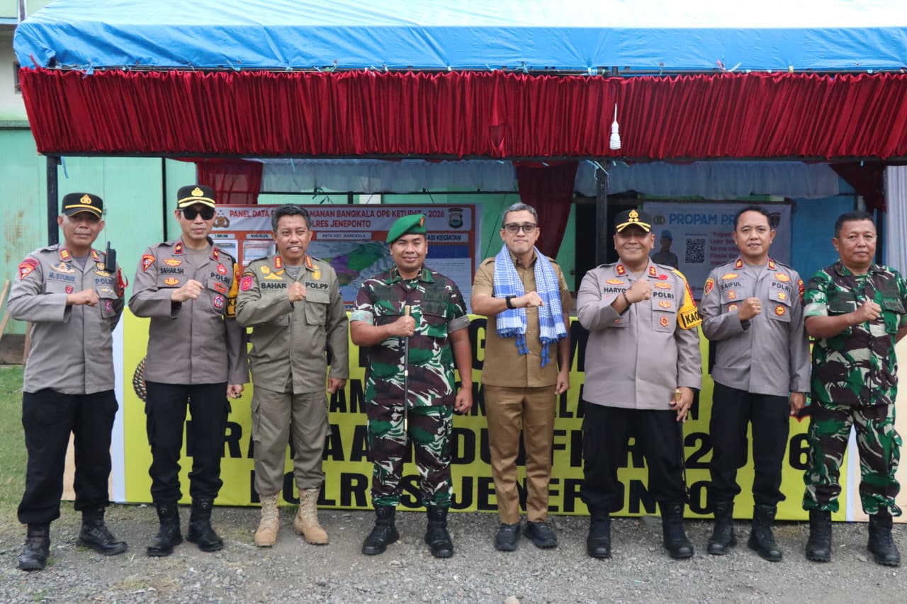 Bupati Bersama Unsur Forkopimda Tinjau Pos Operasi Ketupat 2026