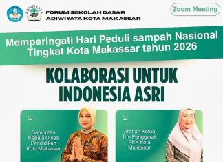 Dari Sekolah untuk Negeri, Forum SD Adiwiyata Makassar Kampanyekan Indonesia Asri