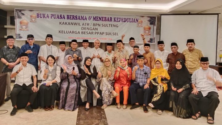 Momentum Ramadan, Kakanwil ATR/BPN Sulteng Silaturahmi dengan Purna Bakti PPAP Sulsel