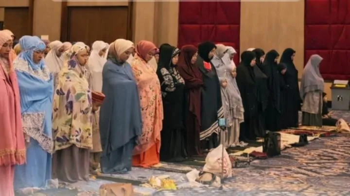 Shalat Idul Fitri Gammara Hotel Makassar