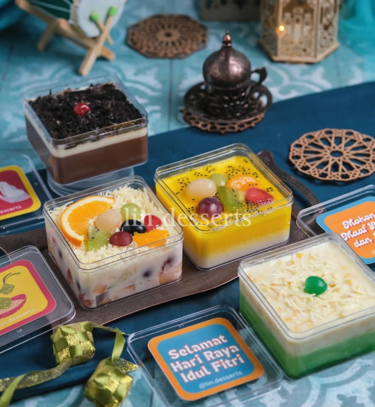 Manis dan Menyegarkan, Hampers Puding Buah Lin Desserts Jadi Bingkisan Lebaran Favorit