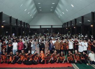 Senyum 1.000 Anak Yatim Warnai Buka Bersama di Gowa, Asmo Sulsel Turut Hadir Berbagi