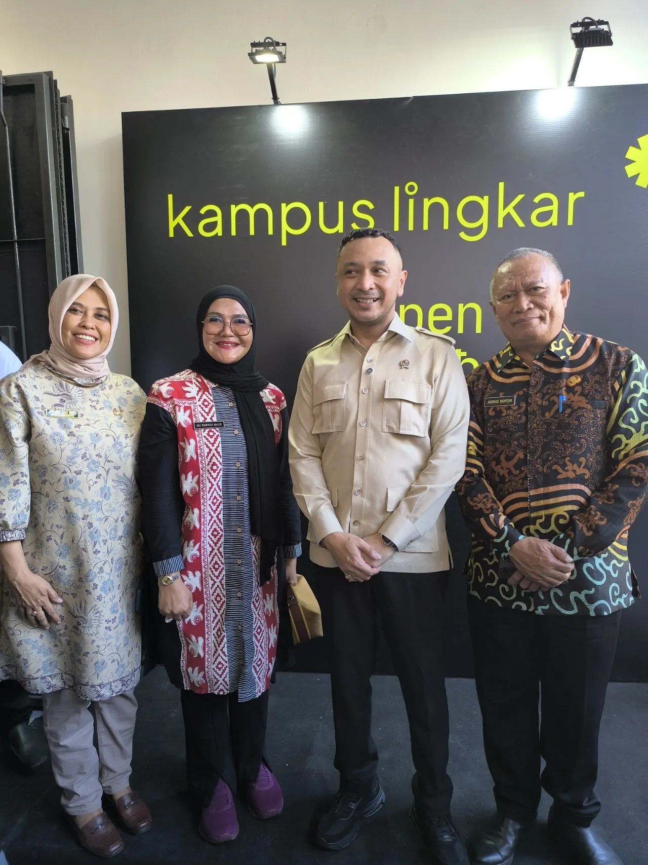 Wamen Kebudayaan Giring Ganesha Resmikan Kampus Lingkar, Dorong Ekosistem Kreatif di Makassar