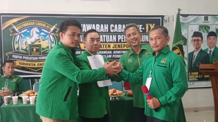 Kokoh Berjuang, Bersama Menuju Kemenangan, Muscab IX PPP Jeneponto Sukses Digelar, PAC Dukung Pimpinan Berkelanjutan Kokoh Berjuang