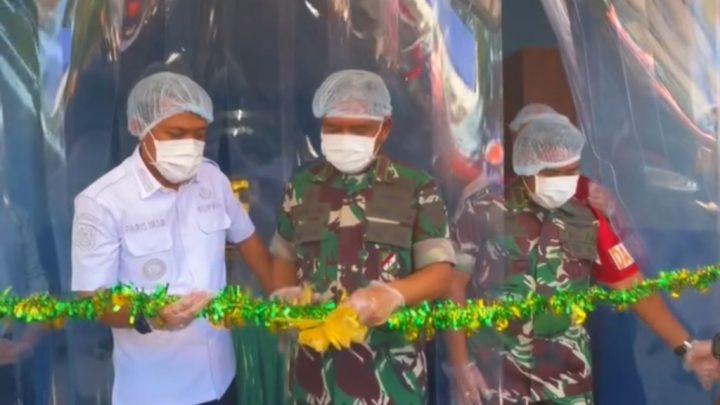 Resmikan Dapur MBG Kodim 1425 Jeneponto, Pangdam XIV Hasanuddin Soroti Kerja Kepala SPPG Resmikan Dapur