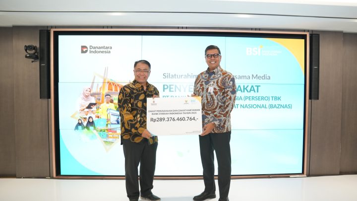 BSI Salurkan Dana Zakat Rp289 M melalui BAZNAS RI, untuk Penguatan Ekonomi Umat zakat