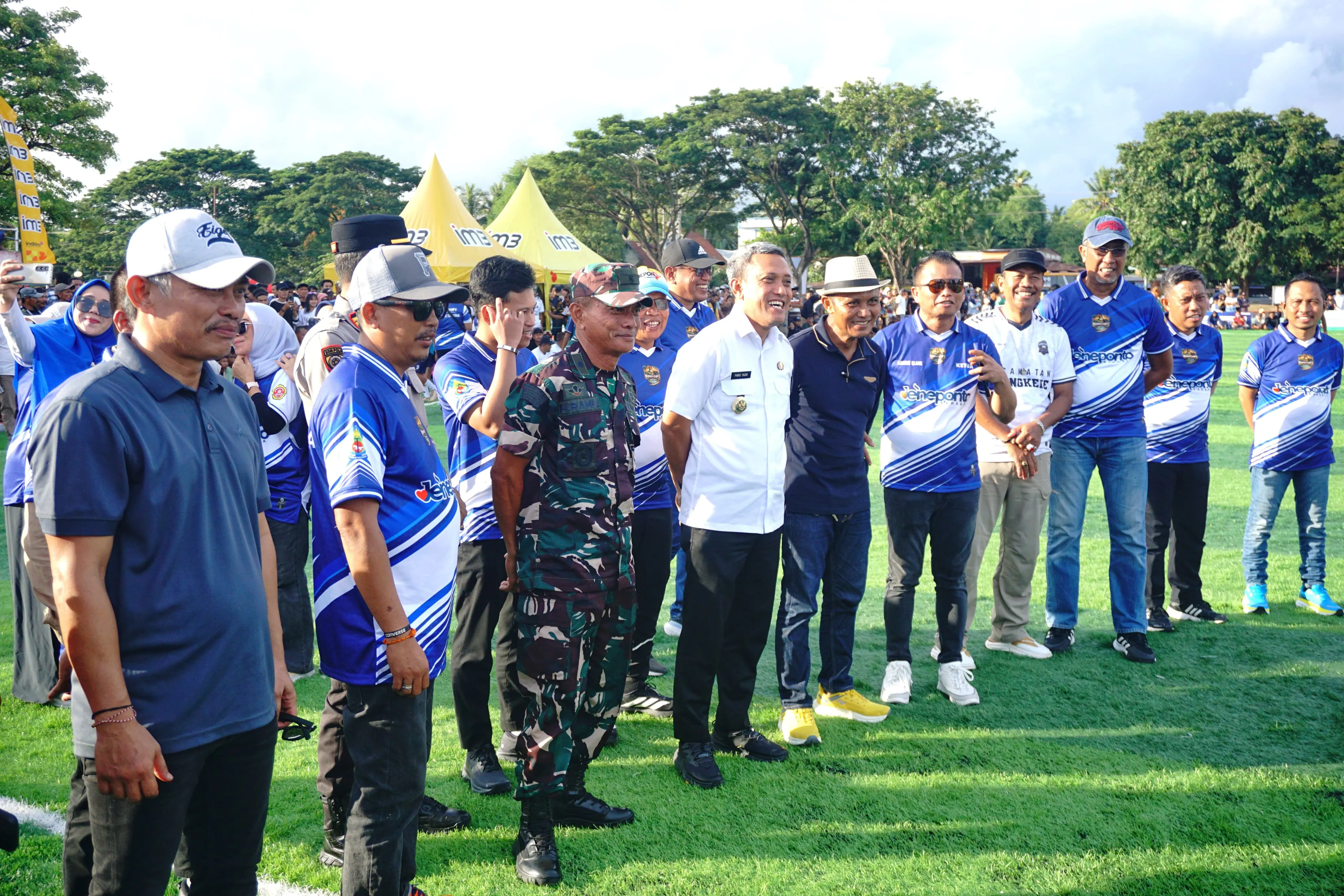 Paris Yasir Resmi Membuka Turnamen Bupati Cup I, Kecamatan Arungkeke Tumbangkan Bontoramba di Partai Perdana