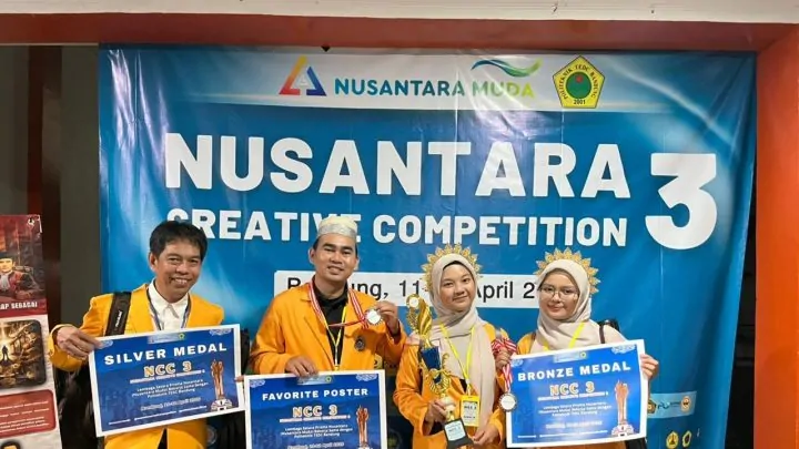 Bersaing dengan Ratusan Peserta, Mahasiswa FT UNM Borong Tiga Penghargaan di NCC 3 Bandung