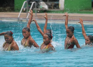 Tim renang artistik Sulsel