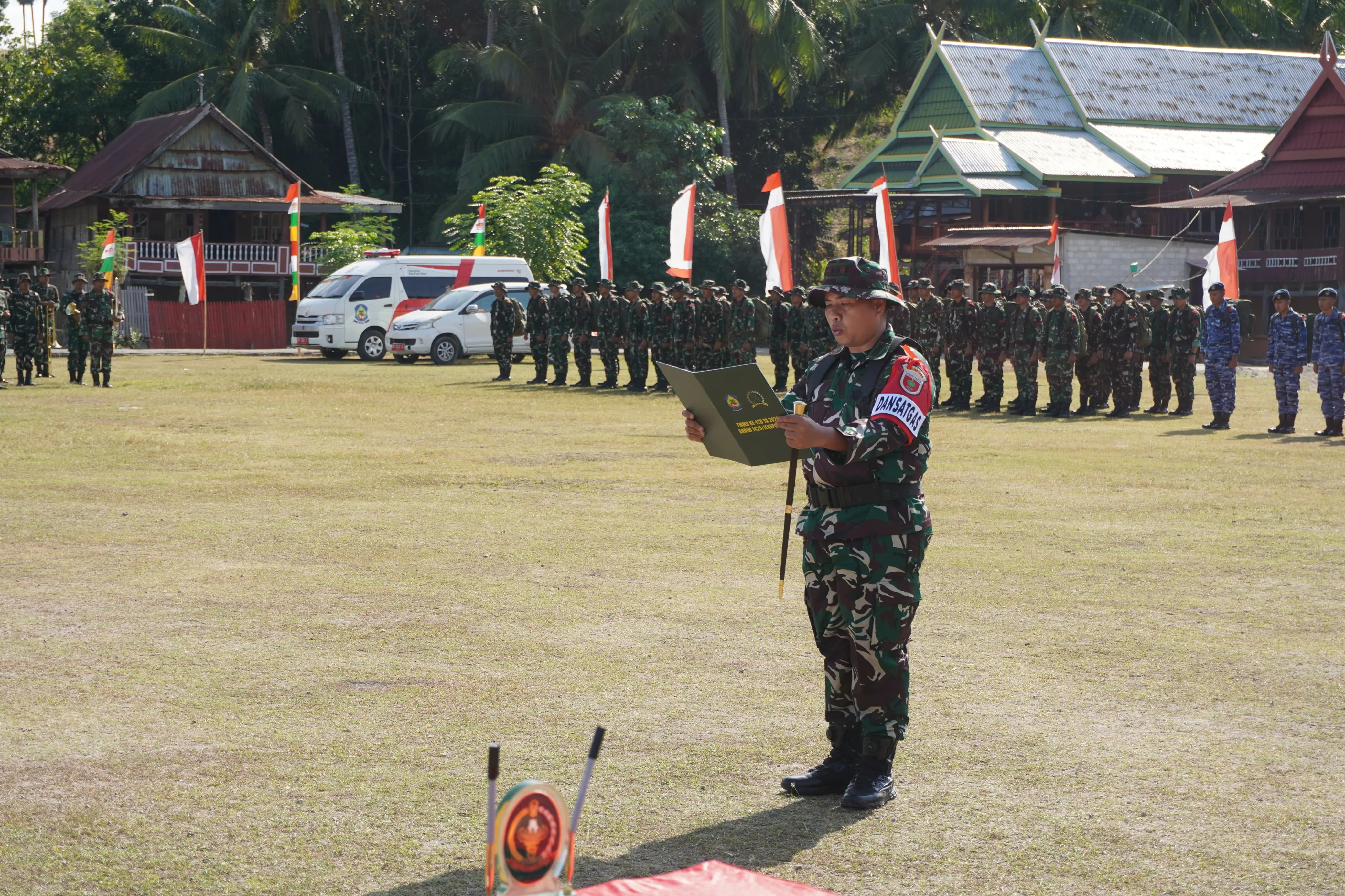 Resmi Dibuka, TMMD ke-128 Kodim 1425 Jeneponto Sasar Desa Arungkeke Pallantikang