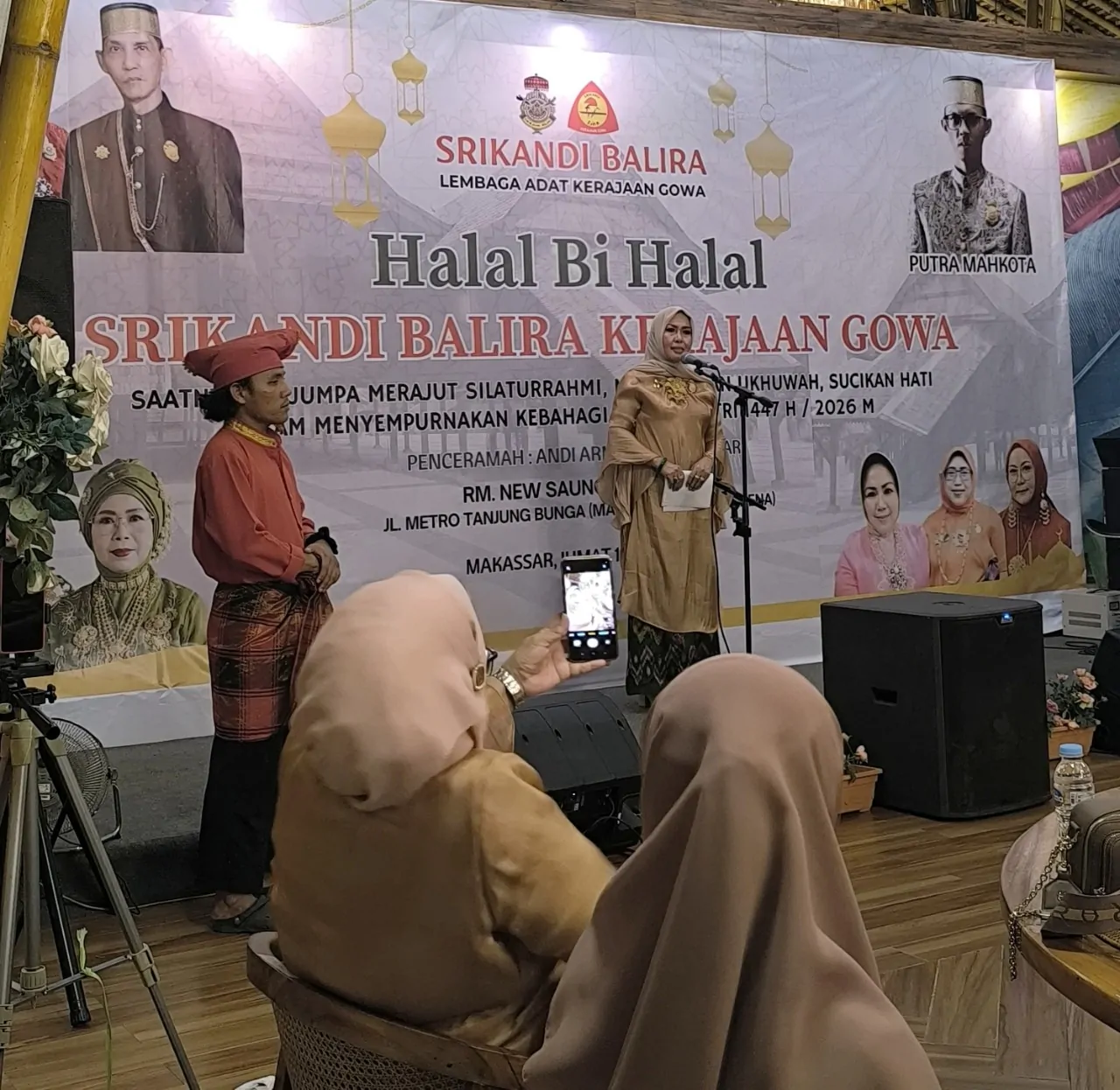 Fathur Rahim Wakili Wali Kota Makassar di Halal Bihalal Srikandi Balira