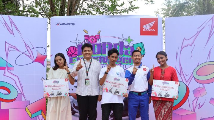 Asmo Sulsel Edukasi Safety Riding Lewat Honda ExtravagenZ di SMK 6 Ambon Honda ExtravagenZ