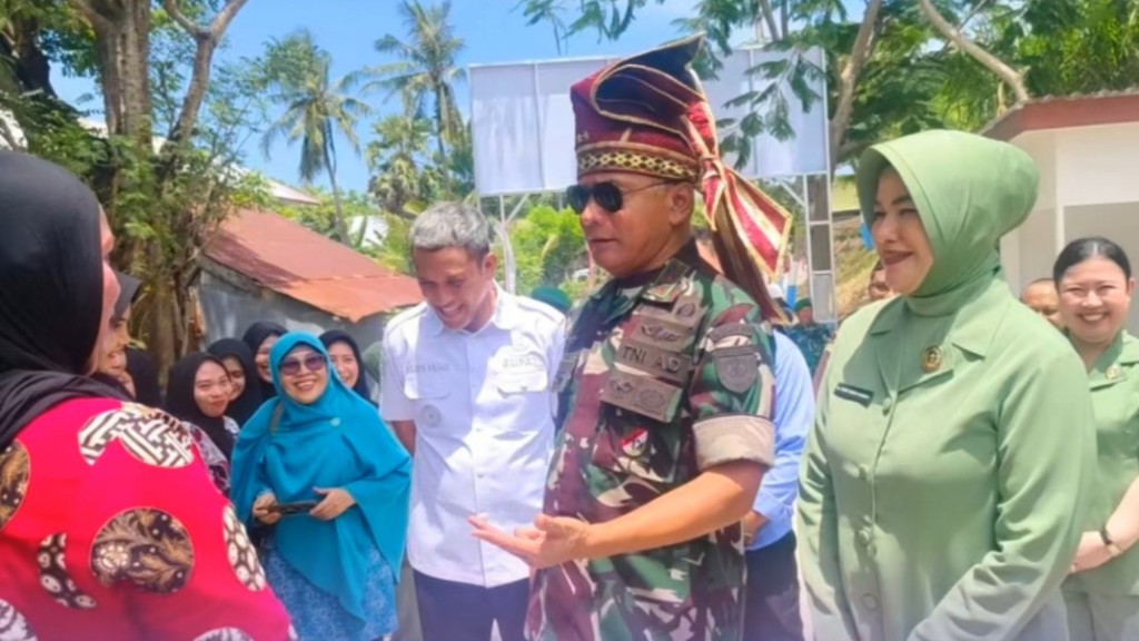 Ketua TP PKK Jeneponto, Hj Salmawati Apresiasi Peresmian SPPG Kodim 1425