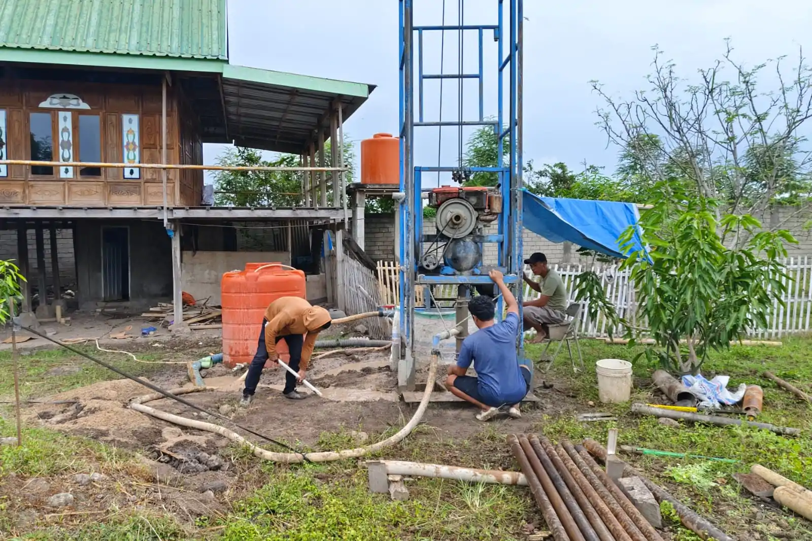 Titik Terang Harapan Warga Desa Arpal, Sumur Bor TNI Manunggal Air Bersih Jawab Kerinduan Rakyat