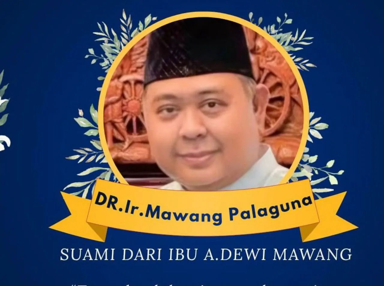 Innalillahi, Putra Mantan Gubernur HZB Palaguna, Mawang Palaguna Meninggal Dunia