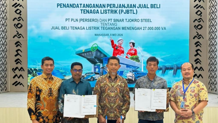 PLN Siap Suplai Listrik 27 MVA ke Pabrik Peleburan Baja PT Sinar Tjokro Steel di Maros PLN