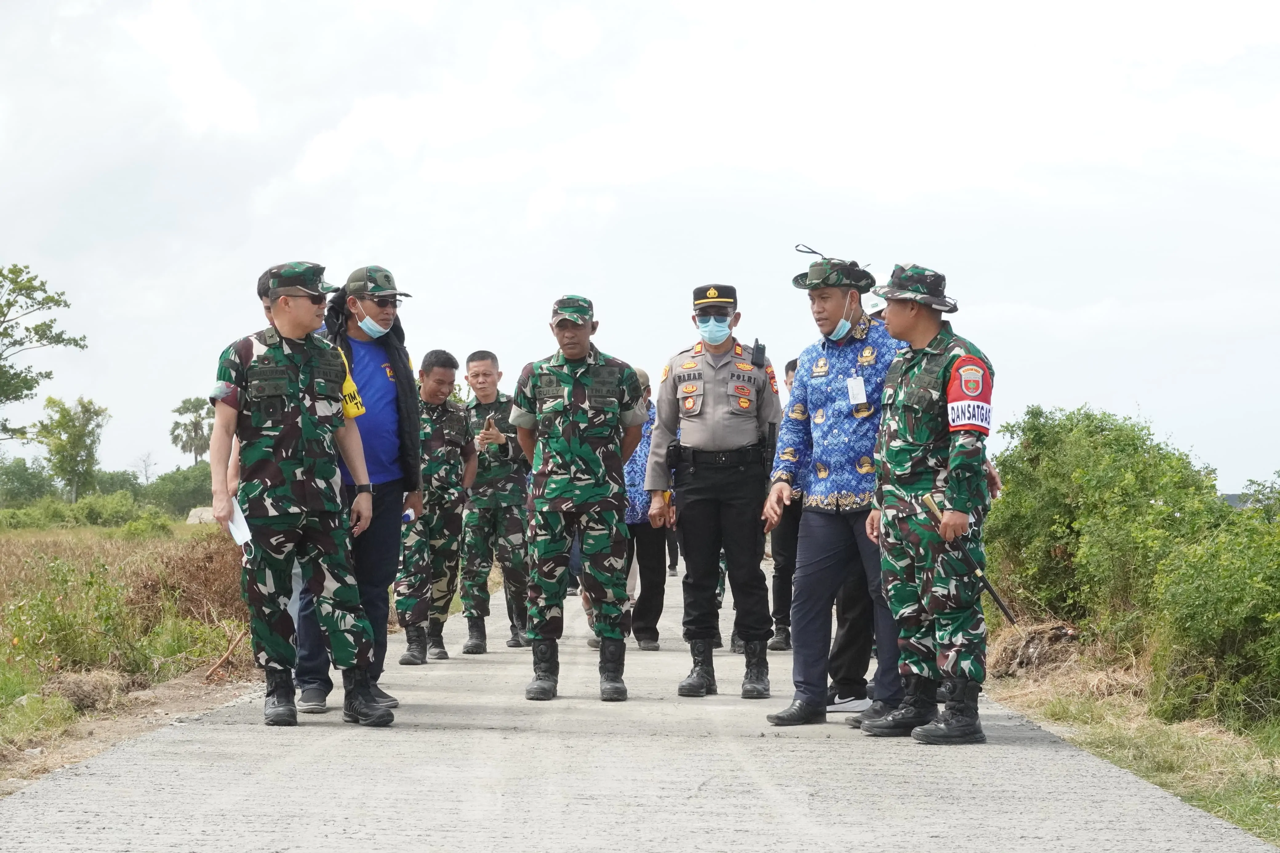 Tim Wasev TNI AD Tinjau Langsung Dedikasi Satgas TMMD ke-128 Kodim 1425 Jeneponto