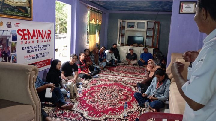Asmo Sulsel dan Balai Perikanan Ambon Dorong Peningkatan Kapasitas Pembudidaya Ikan Asmo Sulsel