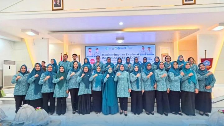 Menyambung Silaturahmi, Tingkatkan Kinerja, TP PKK Jeneponto Hadiri Monev Imunisasi Zero Dose Menyambung Silaturahmi